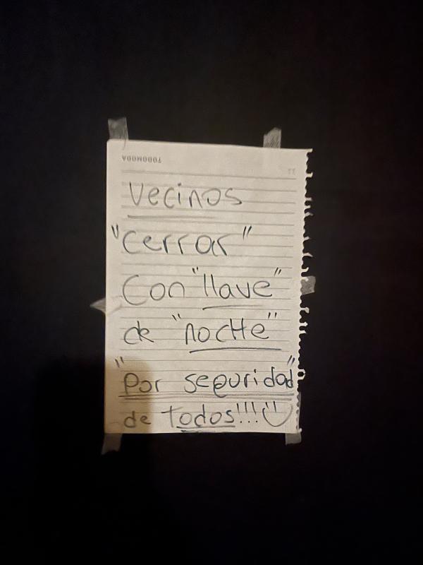“Por seguridad”